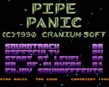 Pipe Panic screen shot title